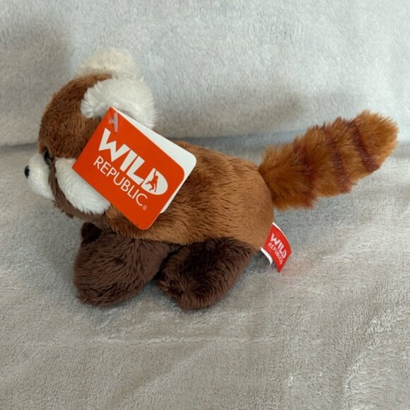 NET Wild Republic Red Panda Plush Toy stuffed. Animal 5” tall - Picture 3 of 14
